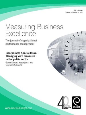 cover image of Measuring Business Excellence, Volume 11, Issue 4